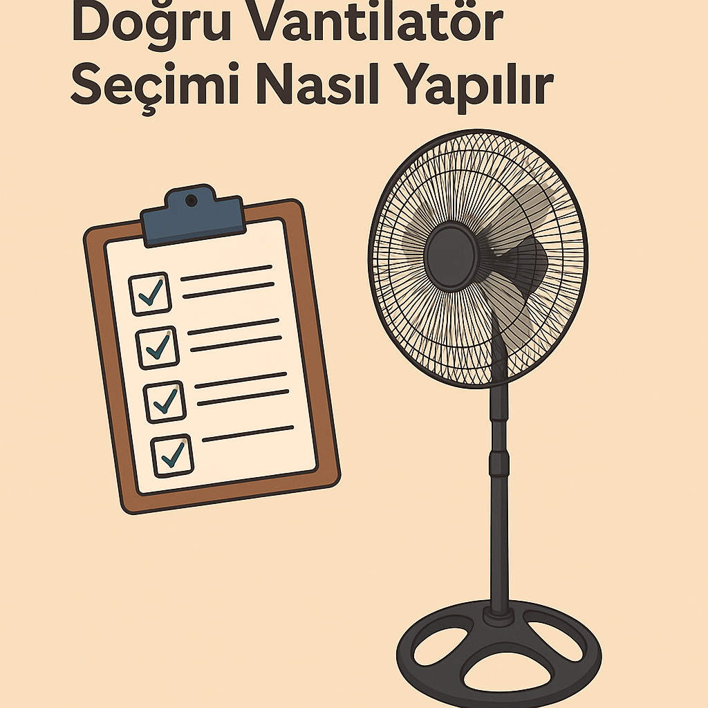Yazın Vazgeçilmezi: Doğru Vantilatör Seçimi Nasıl Yapılır?