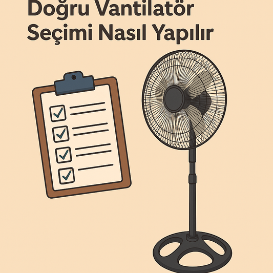 Yazın Vazgeçilmezi: Doğru Vantilatör Seçimi Nasıl Yapılır?