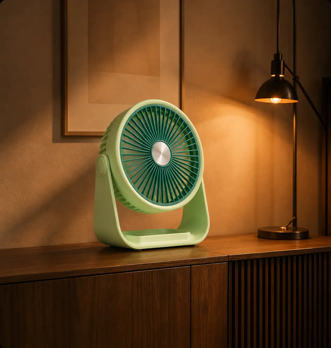 Feny Minifan Desk 3 Kademeli Masaüstü Usb-Type-C Şarjlı Vantilatör