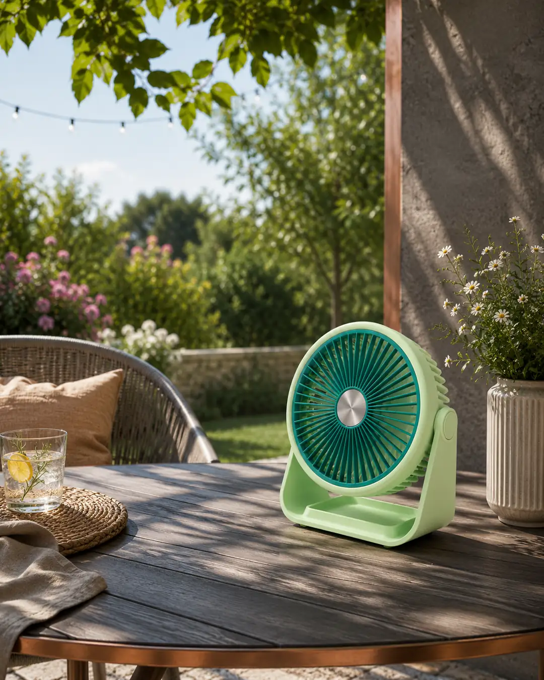 Feny Minifan Desk 3 Kademeli Masaüstü Usb-Type-C Şarjlı Vantilatör